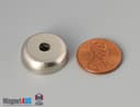D0.787'' x 0.236'' #6 Screw N38 Pot Magnet - photo 2