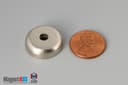 D0.787'' x 0.236'' #6 Screw N38 Pot Magnet - photo 7