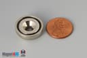 D0.787'' x 0.236'' #6 Screw N38 Pot Magnet - photo 9