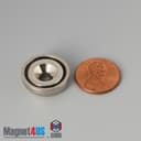 D0.787'' x 0.236'' #6 Screw N38 Pot Magnet - photo 14