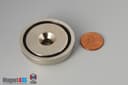 D1 3/4" x 3/8" #1/4" Screw N38 Pot Magnet - photo 9