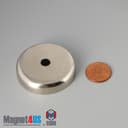 D1 3/4" x 3/8" #1/4" Screw N38 Pot Magnet - photo 12