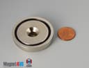 D1 3/4" x 3/8" #1/4" Screw N38 Pot Magnet - photo 19