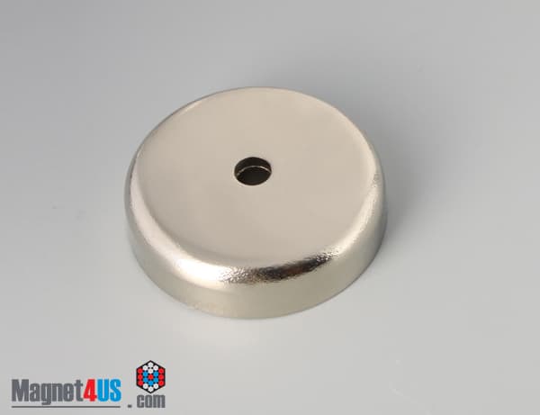 D2" x 1/2" #1/4" Screw N38 Pot Magnet