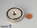 D2" x 1/2" #1/4" Screw N38 Pot Magnet - photo 4