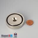 D2" x 1/2" #1/4" Screw N38 Pot Magnet - photo 14
