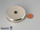 D2.36'' x 0.59'' #3/8" Screw N38 Pot Magnet - photo 2