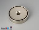 D2.95'' x 0.71'' #3/8" Screw N38 Pot Magnet - photo 3