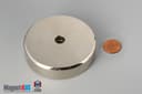 D2.95'' x 0.71'' #3/8" Screw N38 Pot Magnet - photo 7