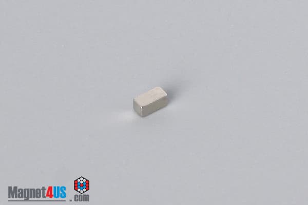1/16" x 1/16" x 1/8" N45 Neodymium Block Magnet - photo 2