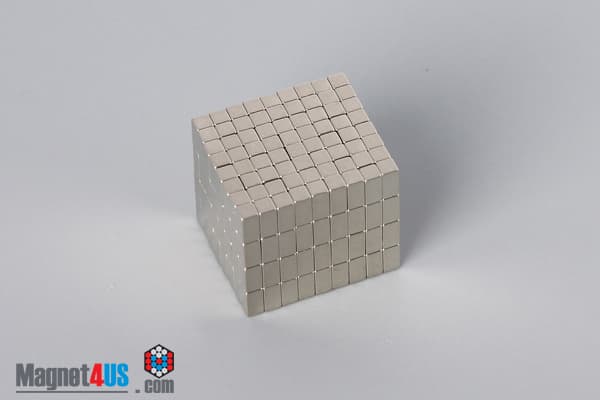 1/16" x 1/16" x 1/8" N45 Neodymium Block Magnet - photo 4
