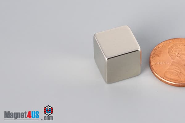 7/16" x 7/16" x 7/16" N40 Neodymium Block Magnet - photo 3