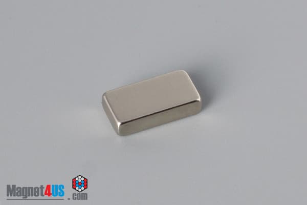 1/2" x 1/8" x 1/4" N40 Neodymium Block Magnet - photo 2