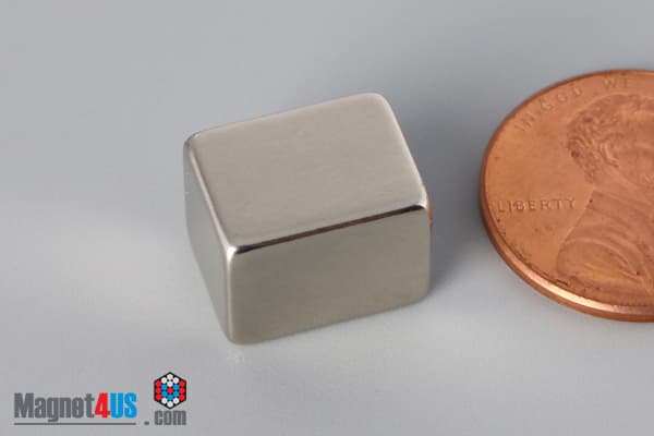 1/2" x 3/8" x 3/8" N45 Neodymium Block Magnet - photo 3