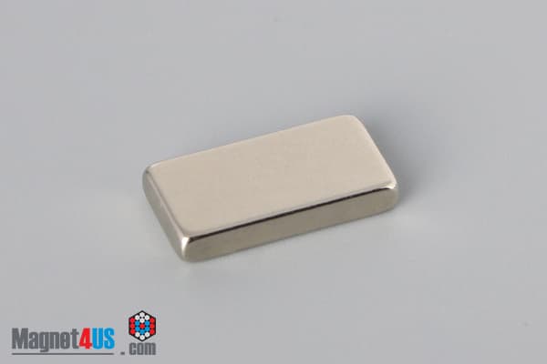 3/4" x 3/8" x 1/8" N40 Neodymium Block Magnet - photo 2
