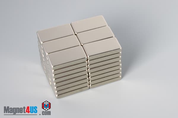 3/4" x 3/8" x 1/8" N40 Neodymium Block Magnet - photo 4