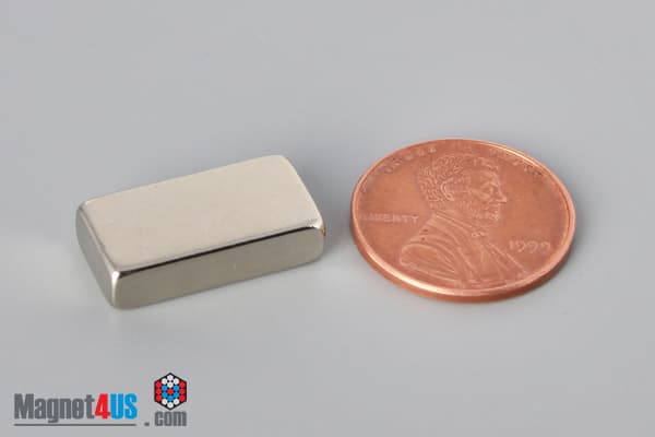 3/4" x 3/8" x 3/16" N45 Neodymium Block Magnet