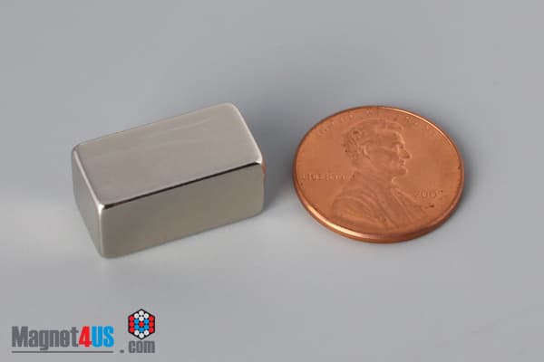3/4" x 3/8" x 3/8" N45 Neodymium Block Magnet