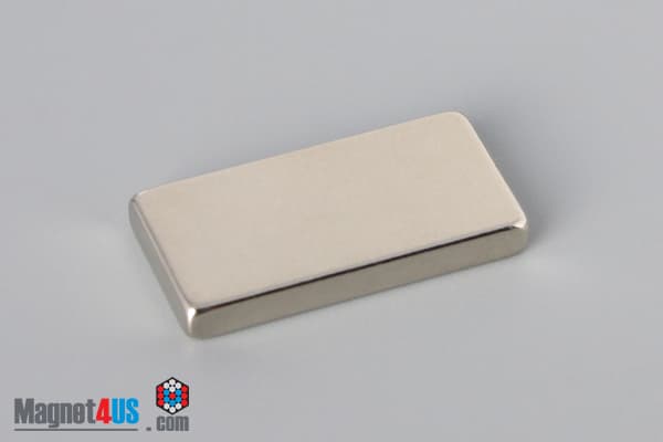 1" x 1/8" x 1/2" N45 Neodymium Block Magnet - photo 2