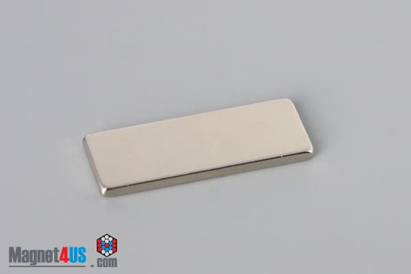 1" x 3/8" x 1/16" N40 Neodymium Block Magnet - photo 2