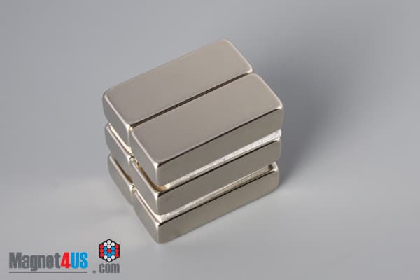 1" x 3/8" x 1/4" N45 Neodymium Block Magnet - photo 5