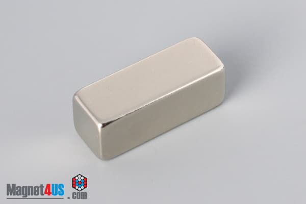 1" x 3/8" x 3/8" N45 Neodymium Block Magnet - photo 2