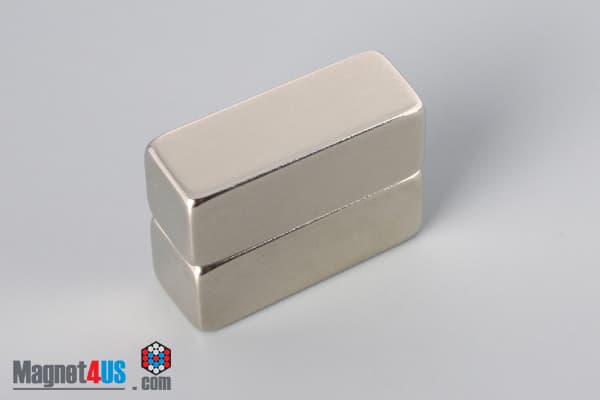 1" x 3/8" x 3/8" N45 Neodymium Block Magnet - photo 4
