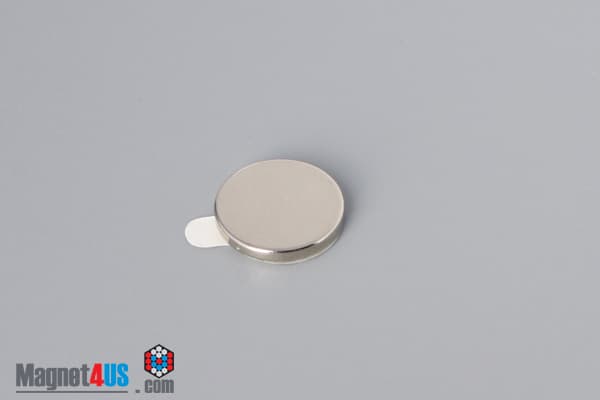 1/2" dia. x 1/16" S N42 3M Adhesive Disc Magnet - photo 8