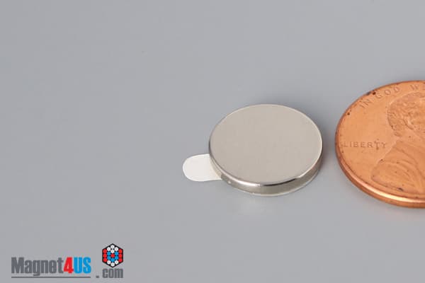 1/2" dia. x 1/16" S N42 3M Adhesive Disc Magnet - photo 10