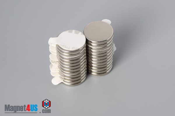 1/2" dia. x 1/16" S N42 3M Adhesive Disc Magnet - photo 11