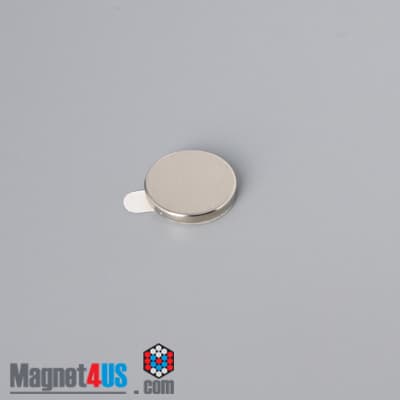 1/2" dia. x 1/16" S N42 3M Adhesive Disc Magnet - photo 14