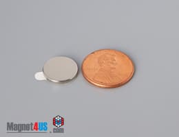 1/2" dia. x 1/16" S N42 3M Adhesive Disc Magnet - photo 21