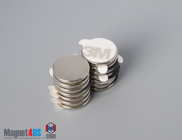 5/8" dia. x 1/16" N N42 3M Adhesive Disc Magnet - photo 5