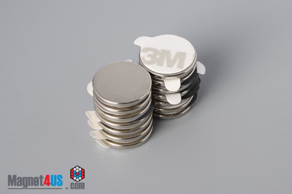 5/8" dia. x 1/16" N N42 3M Adhesive Disc Magnet - photo 11