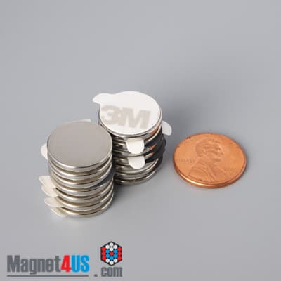 5/8" dia. x 1/16" N N42 3M Adhesive Disc Magnet - photo 18