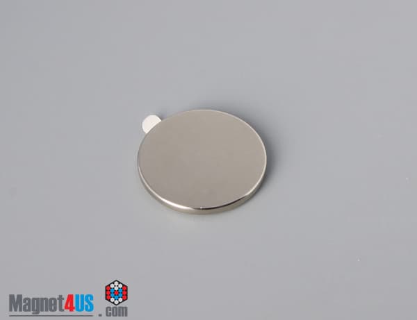 3/4" dia. x 1/16" S N42 3M Adhesive Disc Magnet - photo 1