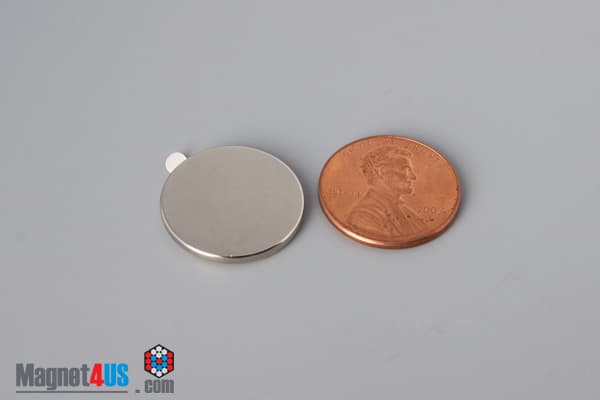 3/4" dia. x 1/16" S N42 3M Adhesive Disc Magnet - photo 8