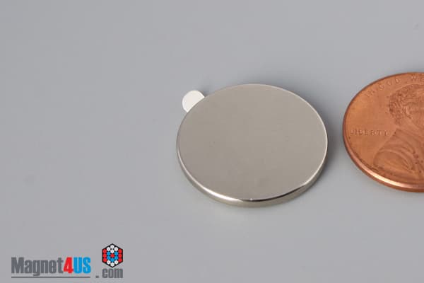 3/4" dia. x 1/16" S N42 3M Adhesive Disc Magnet - photo 9