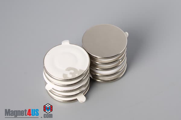 3/4" dia. x 1/16" S N42 3M Adhesive Disc Magnet - photo 11