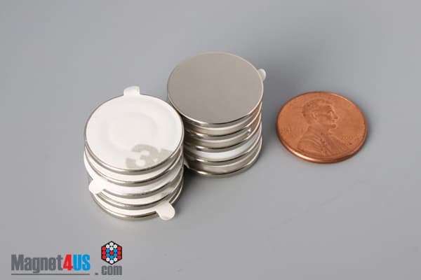 3/4" dia. x 1/16" S N42 3M Adhesive Disc Magnet - photo 12