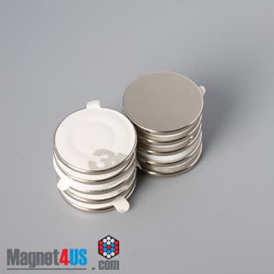 3/4" dia. x 1/16" S N42 3M Adhesive Disc Magnet - photo 17