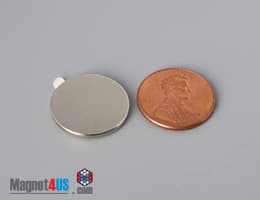 3/4" dia. x 1/16" S N42 3M Adhesive Disc Magnet - photo 20