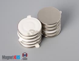 3/4" dia. x 1/16" S N42 3M Adhesive Disc Magnet - photo 23