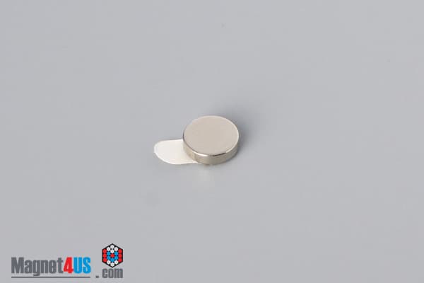 1/4" dia. x 1/16" N N42 3M Adhesive Disc Magnet - photo 8