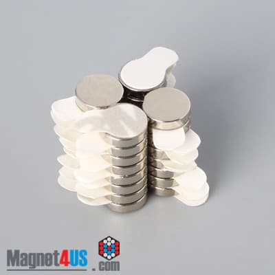 1/4" dia. x 1/16" N N42 3M Adhesive Disc Magnet - photo 17