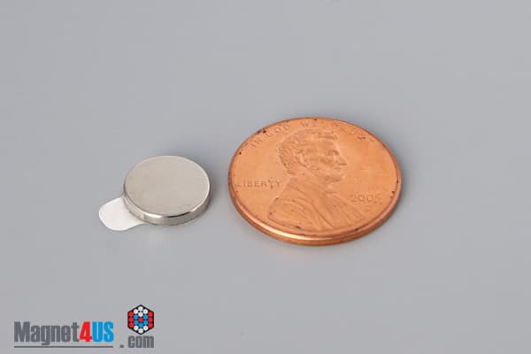 3/8" dia. x 1/16" N N42 3M Adhesive Disc Magnet - photo 10