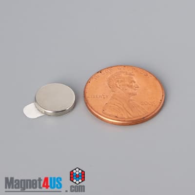 3/8" dia. x 1/16" N N42 3M Adhesive Disc Magnet - photo 16