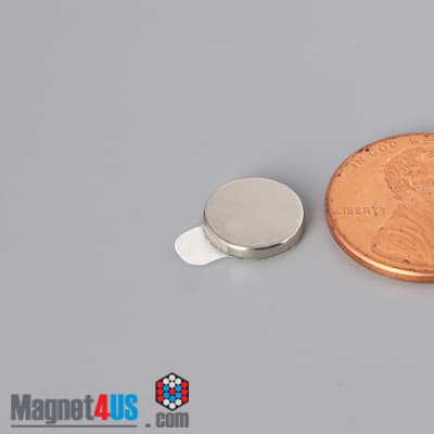 3/8" dia. x 1/16" N N42 3M Adhesive Disc Magnet - photo 17