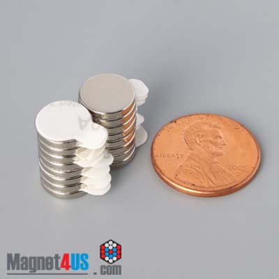 3/8" dia. x 1/16" N N42 3M Adhesive Disc Magnet - photo 19
