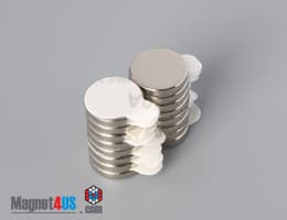 3/8" dia. x 1/16" N N42 3M Adhesive Disc Magnet - photo 24